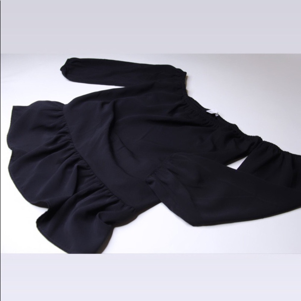 Off shoulder peplum blouse